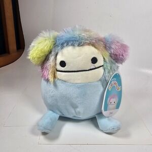 ZOZO THE BIGFOOT Squishmallow ❣️ 5" Soft Plush Toy Rainbow Tie Dye Lovey NWT
